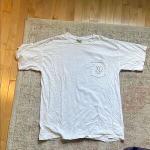 Chi Omega Greek White Graphic T-Shirt